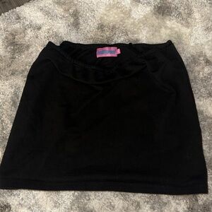 Edikted black mini skirt